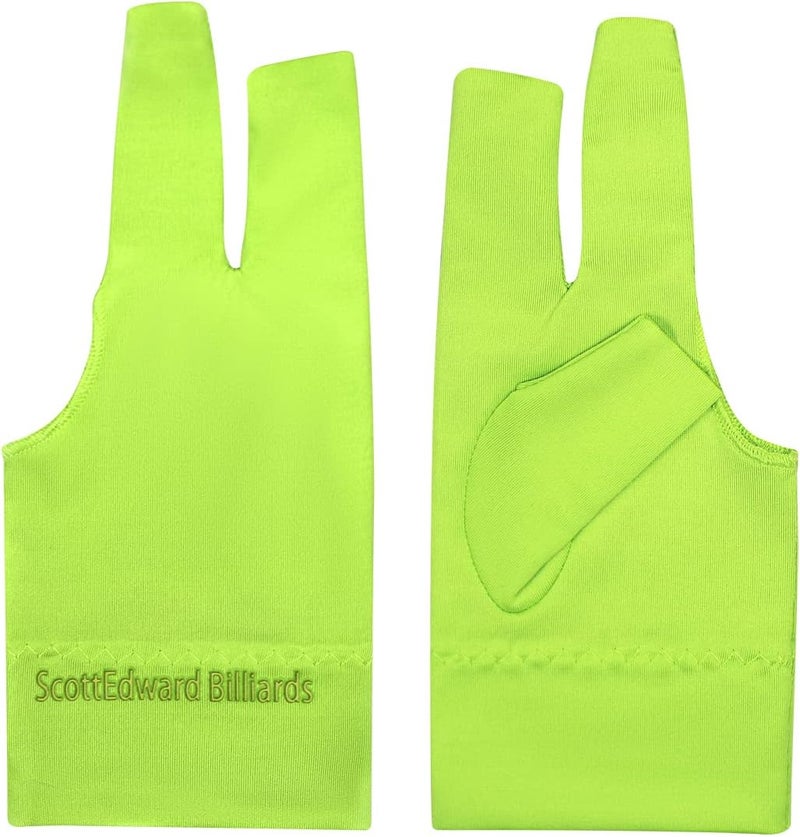 Scott Edward Billiard Gloves 10pcs/Set 3 Open Fingers Billiards Glove Pool Cue Gloves Spandex for Left Hand or Right Hand, Men Women - Image 2
